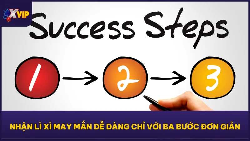 Nhận lì xì may mắn dễ dàng chỉ với ba bước đơn giản