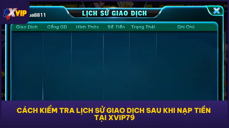 Hướng Dẫn Nạp Tiền XVIP 30 Giây Có Tiền Trong Tài Khoản 5 Hệ thống đã có sẵn công cụ kiểm tra rõ ràng giúp theo dõi và xử lý kịp thời