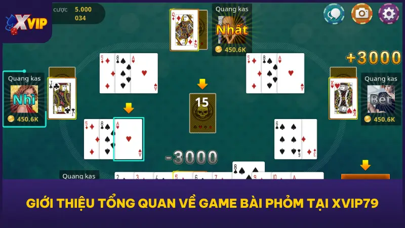 Game bài phỏm tại XVIP79 tích hợp chế độ hướng dẫn từng bước
