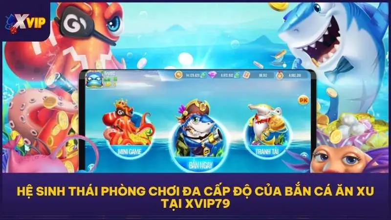 Mỗi phòng cho phép người chơi lựa chọn theo vốn, kỹ năng và sở thích