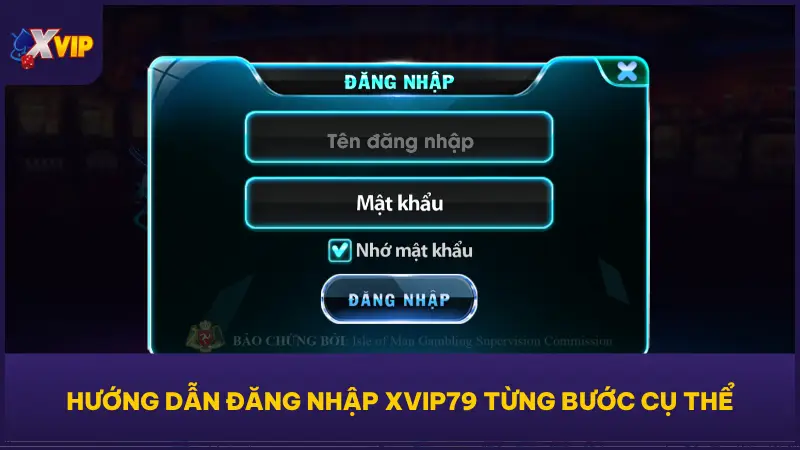 Hướng Dẫn Đăng Nhập XVIP Cực Dễ Trên Mọi Thiết Bị 2 Hướng dẫn đăng nhập XVIP79 chi tiết để bạn truy cập tài khoản thành công trong vài giây