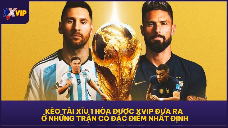 Kèo Tài Xỉu 1 Trái - Mức Dự Đoán Bàn Thắng Hấp Dẫn 3 Kèo tài xỉu 1 hòa được XVIP đưa ra ở những trận có đặc điểm nhất định