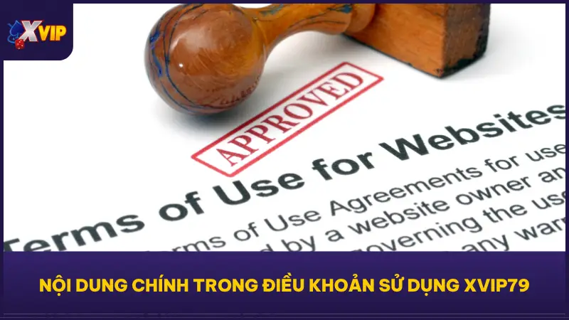 Điều Khoản Sử Dụng XVIP Rõ Ràng, Công Bằng, Minh Bạch 2 Nền tảng XVIP79 chia điều khoản sử dụng thành nhiều nhóm nội dung khác nhau