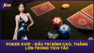 Poker XVIP - Đấu Trí Đỉnh Cao, Thắng Lớn Trong Tích Tắc