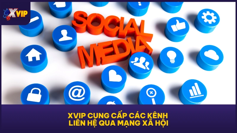 XVIP cung cấp các kênh liên hệ qua mạng xã hội